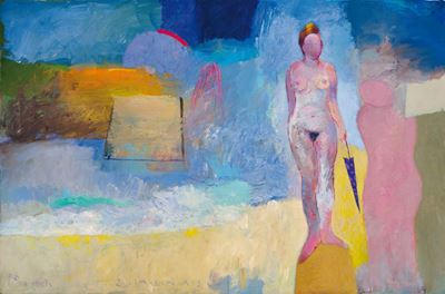 Enrique Breccia (1945)femme Avec Parapluie