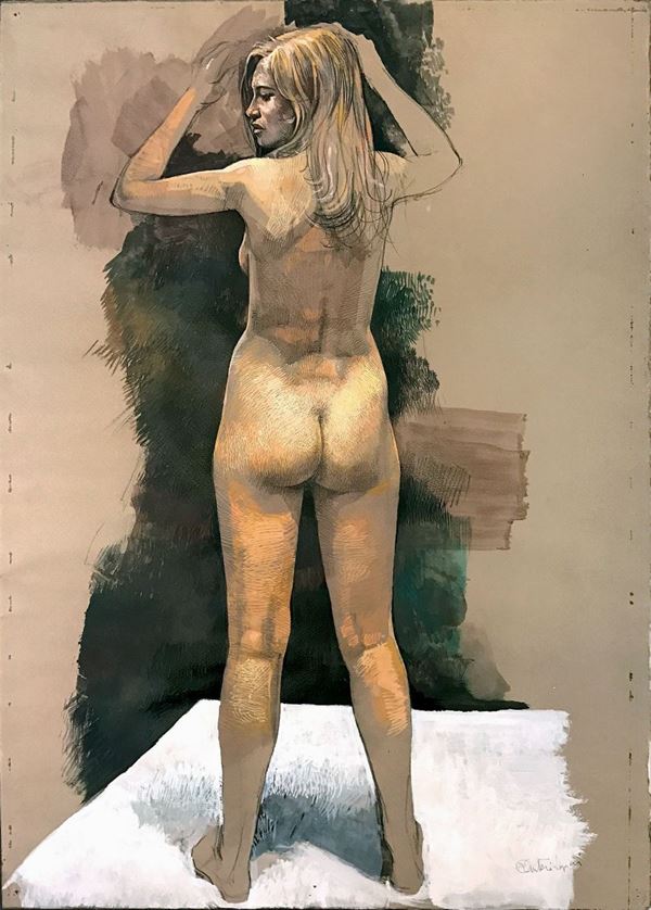 Paolo Eleuteri Serpieri  (1944) Nudo di Schiena