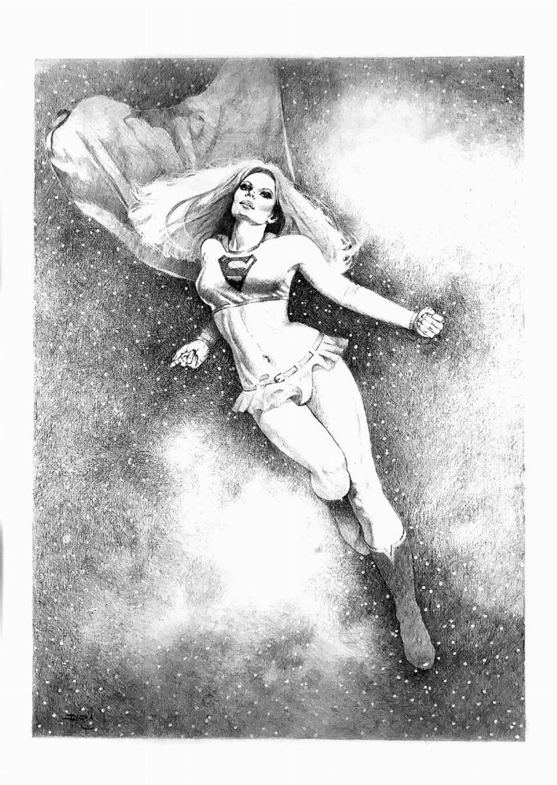 Eric Torres Supergirl  - Auction the masters of comics and illustration - Cambi Casa d'Aste