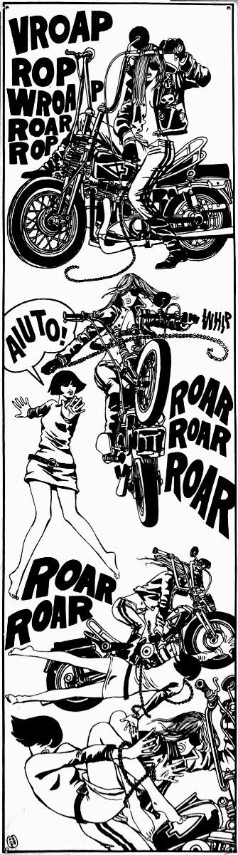 Guido Crepax (1933-2003) Valentina per Harley Davidson  - Auction the masters of comics and illustration - Cambi Casa d'Aste