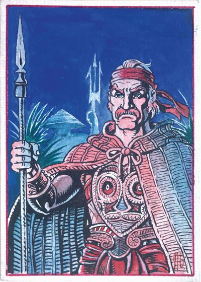 Roberto Raviola Magnus (1939-1996)i Briganti : il Portatore di Pagoda