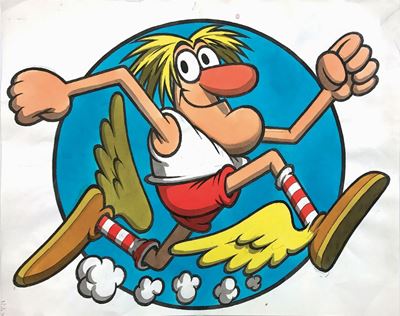 Benito Jacovitti (1923-1977)corridore Sleale