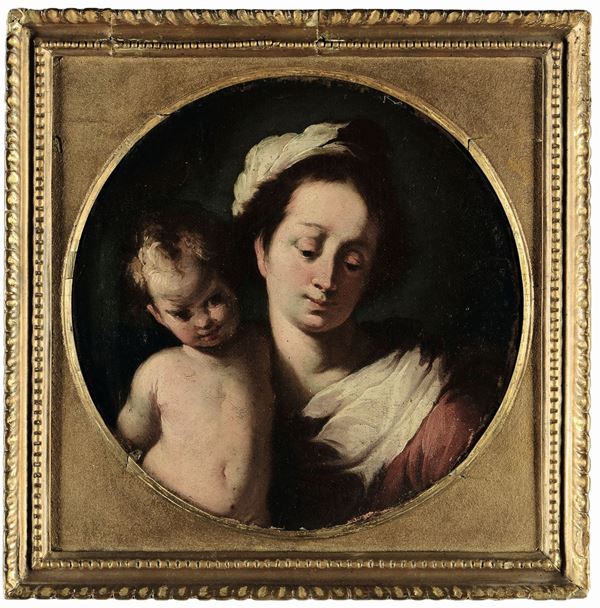Bernardo Strozzi (Genova 1581 - Venezia 1644) Madonna con Bambino
