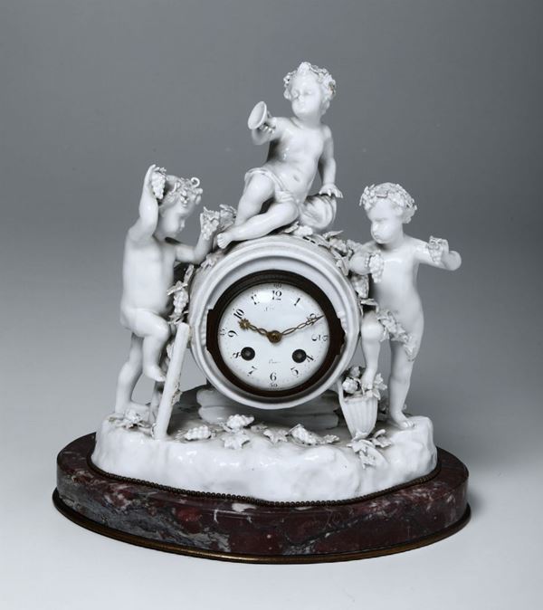 Gruppo porta orologio Probabilmente Turingia, XIX-XX secolo