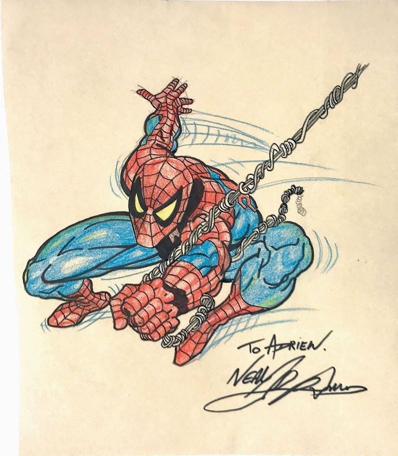 Neal Adams (1941) Spiderman  - Asta I Maestri del Fumetto e dell'Illustrazione - Cambi Casa d'Aste