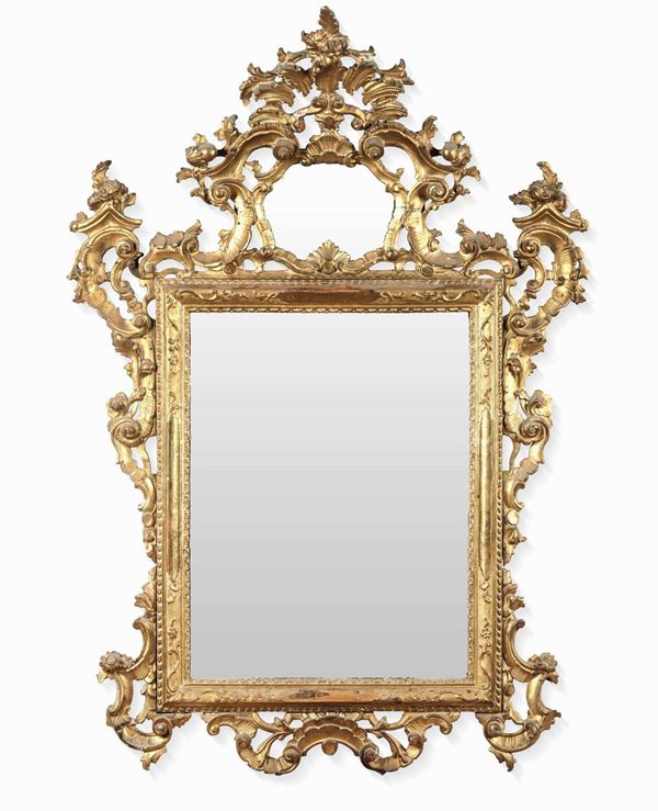 A large Louis XV mirror, 1700s
