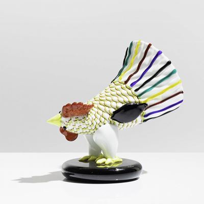 Fulvio Bianconi (1915-1996) Venini, Muranogallo Serie Animali, 1998