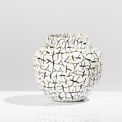 Alessandro De Santillana (1959-2018) Venini, Muranovaso Coccio, 1986