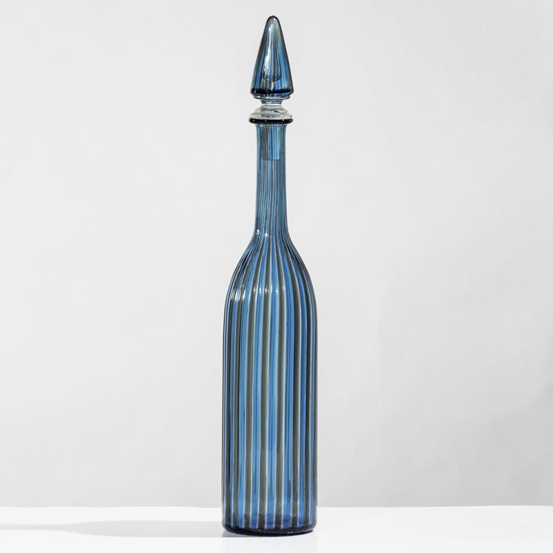 Venini, Murano Bottiglia serie Morandiane, 1980 ca  - Auction SoloVenini - Cambi Casa d'Aste