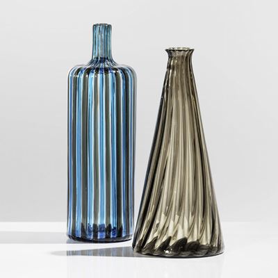 Venini, Muranodue Bottiglie, 1980 Ca