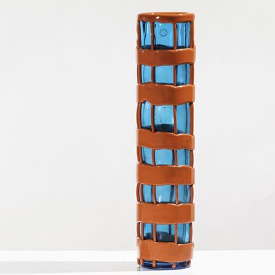 Fulvio Bianconi (1915-1996) Venini, Muranovaso Cestino, 1996