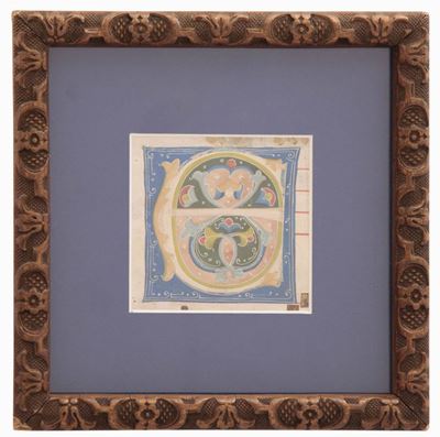 Scuola Emiliano-lombarda del XIII-XIV Secolocapilettera Decorati