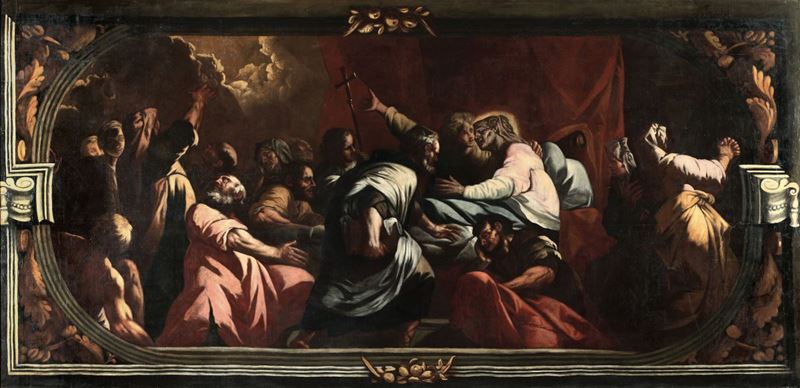 Scuola veneta del XVII secolo L'Assunzione della Vergine  - Auction Old Master Paintings - Cambi Casa d'Aste