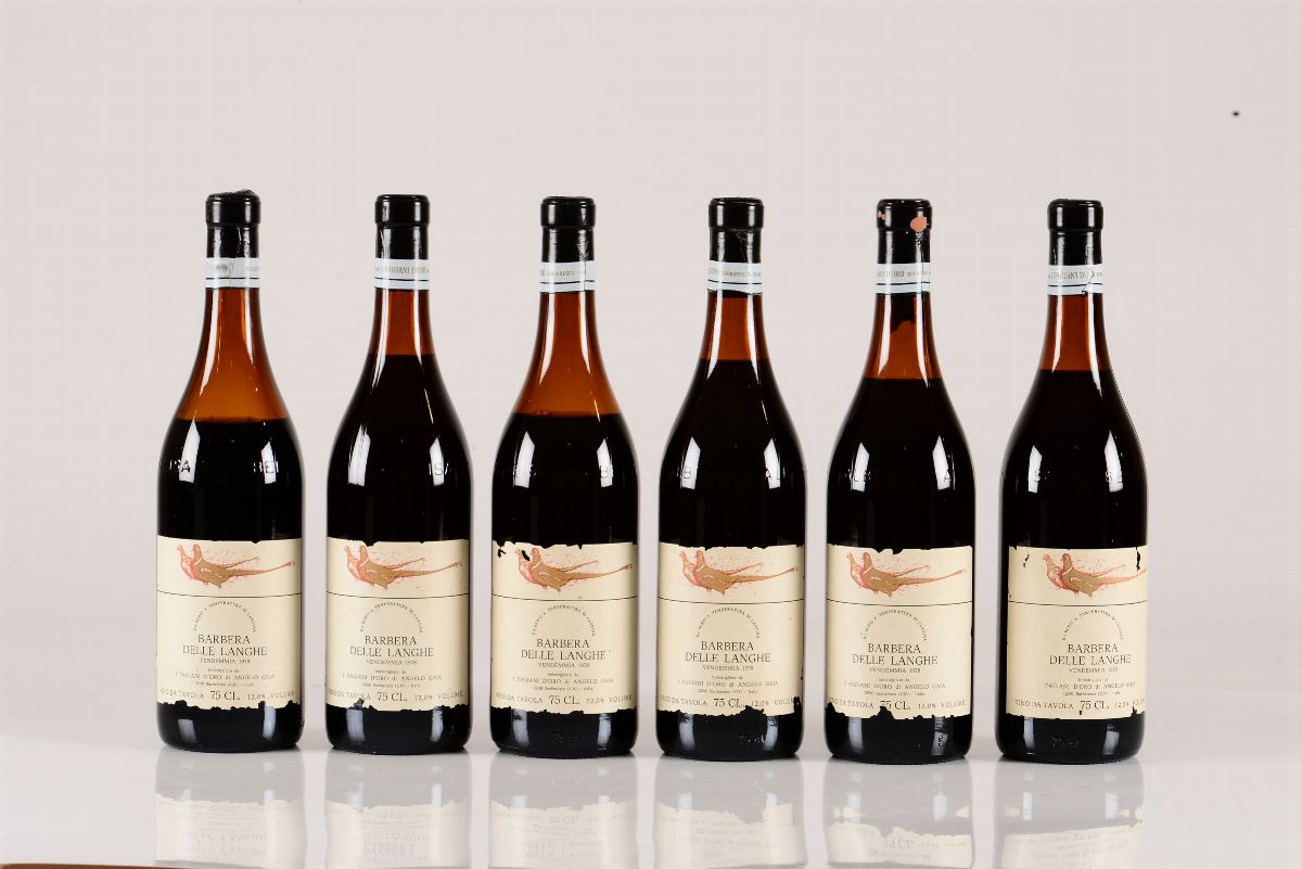 Barbera delle Langhe, i Fagiani D'oro, 1978