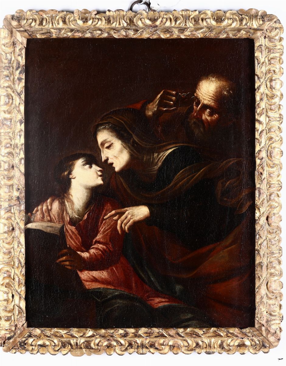 Scuola Napoletana del XVII Secolol’educazione della Vergine