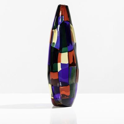 Fulvio Bianconi (1915-1996) Venini, Muranovaso Serie Pezzati, 1991