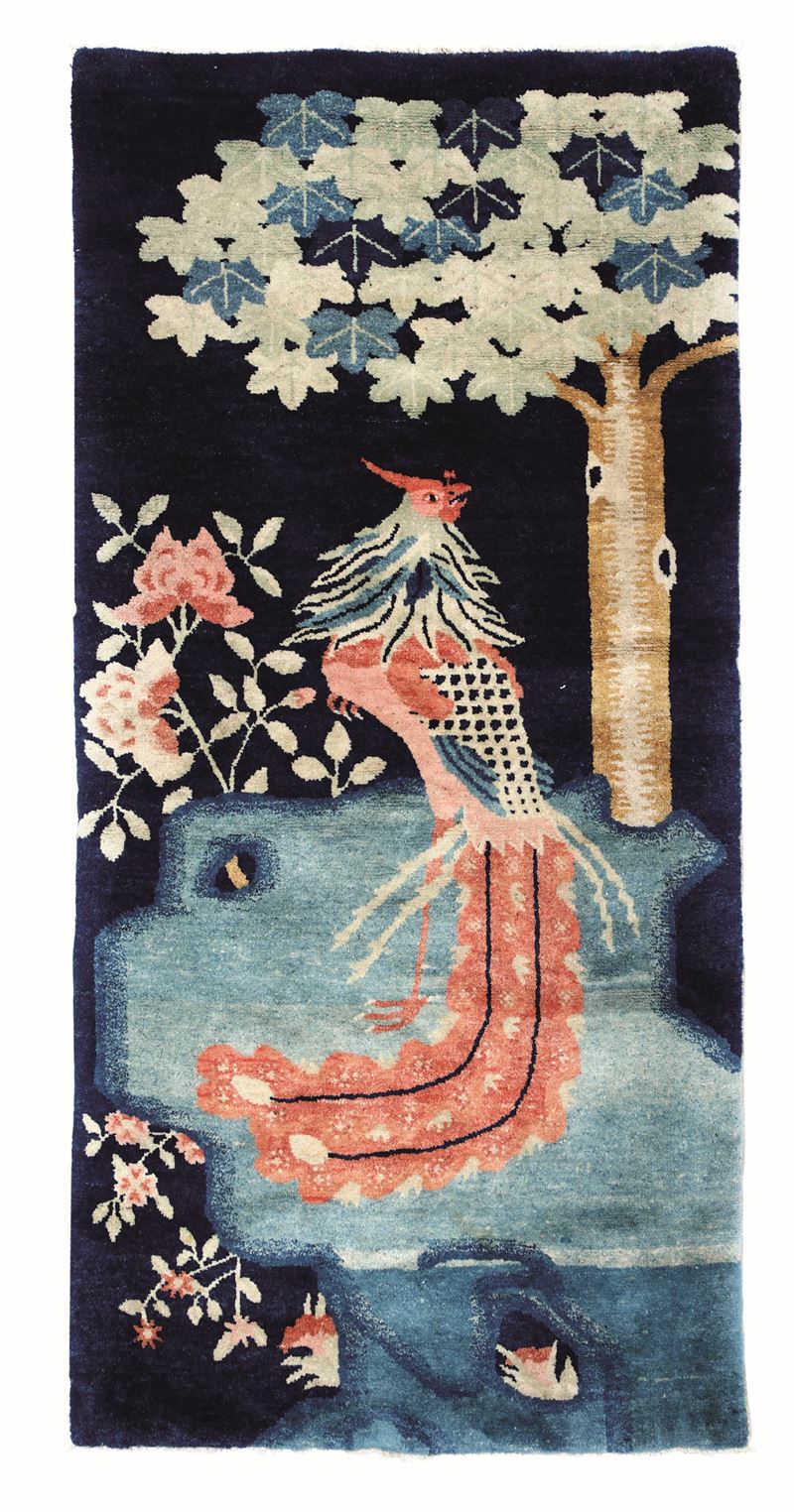Tappeto Pautou, Cina inizio XX secolo  - Auction Ancient Paintings, Oriental Art and European Ceramics | Time Auction - Cambi Casa d'Aste