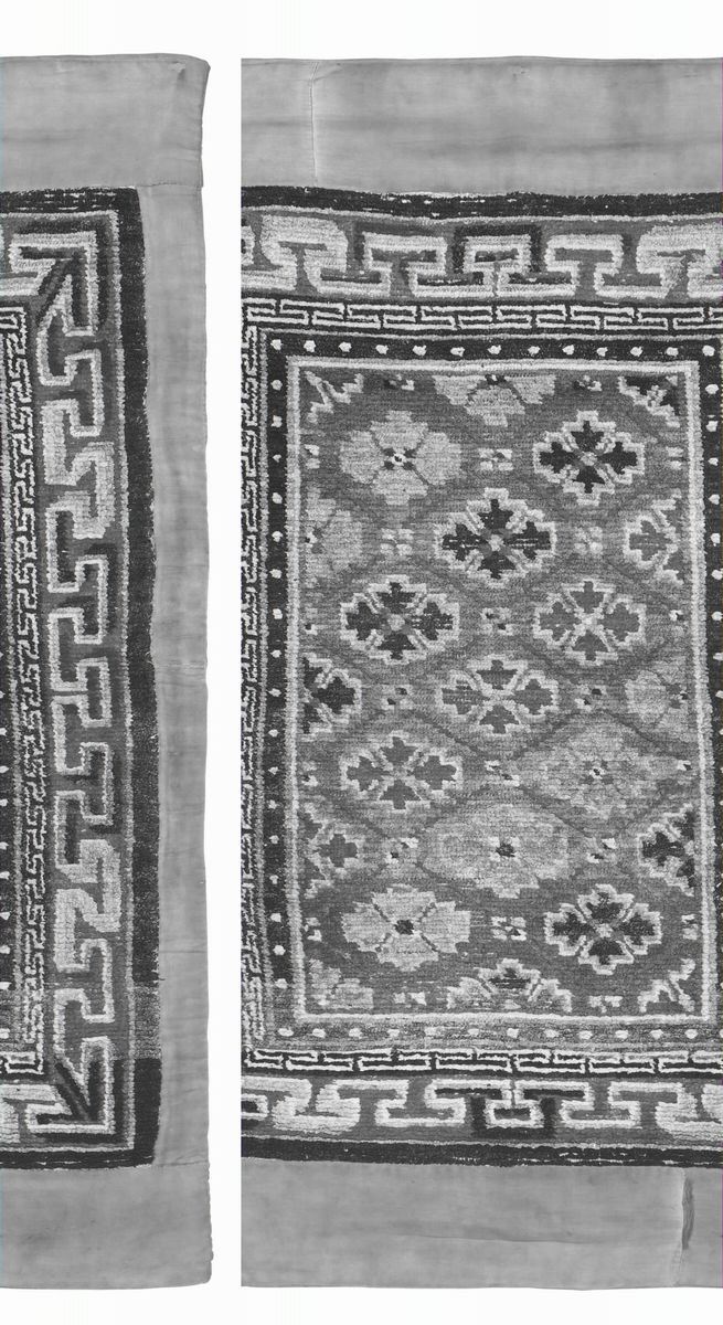 Tappeto Gyantse Khaden, Tibet inizio XX secolo  - Auction antique rugs - Cambi Casa d'Aste