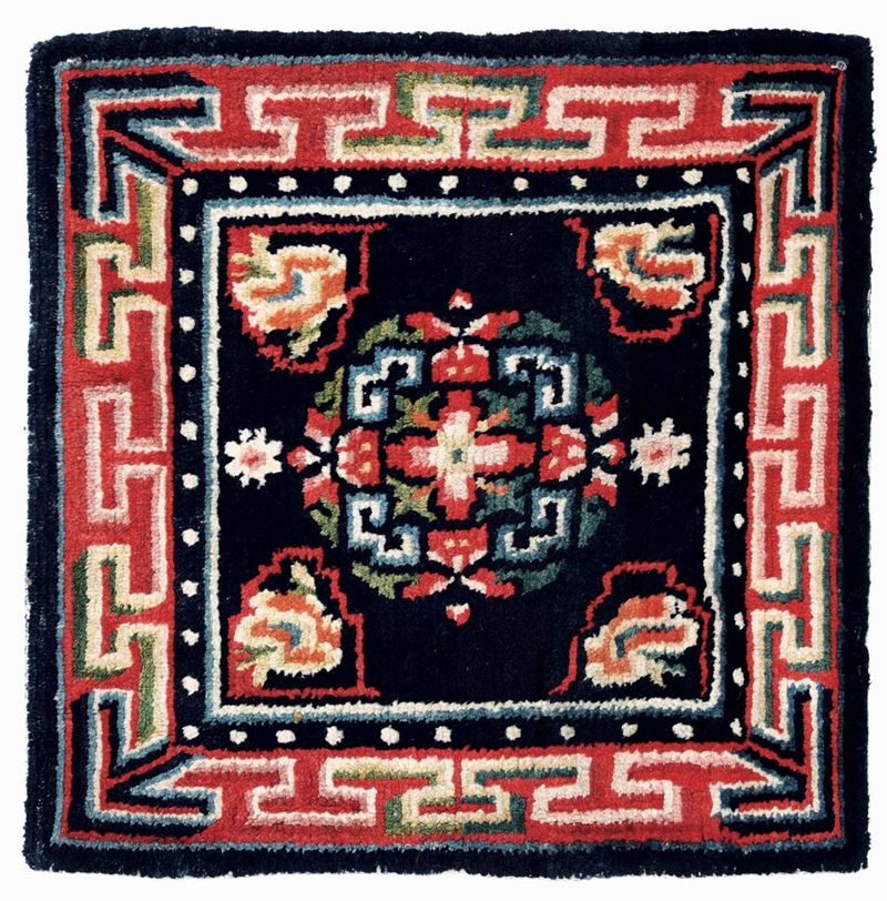 Mat, Tibet inizio XX secolo  - Auction Carpets - Timed Auction - Cambi Casa d'Aste
