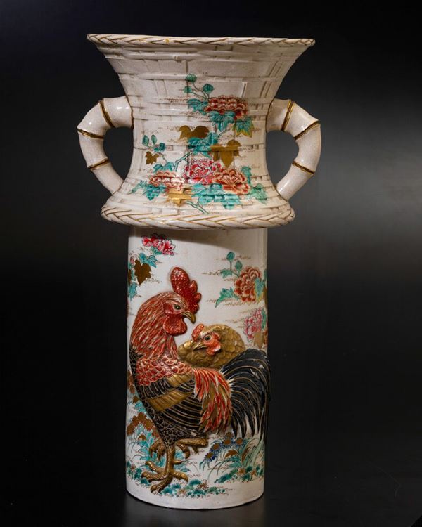 A Satsuma vase, japan, Meiji period, late 1800s