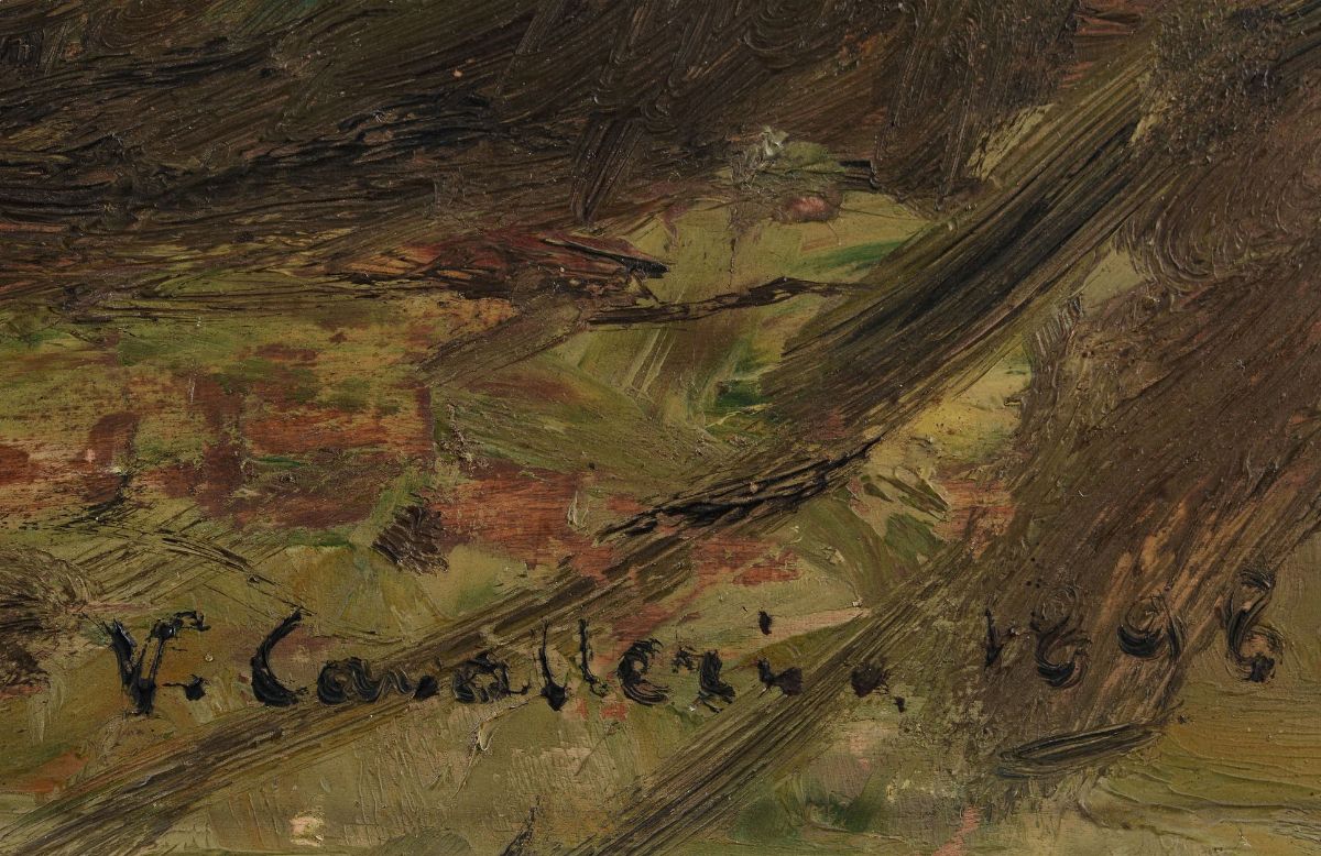 Vittorio Cavalleri (1860-1938)paesaggio, 1898