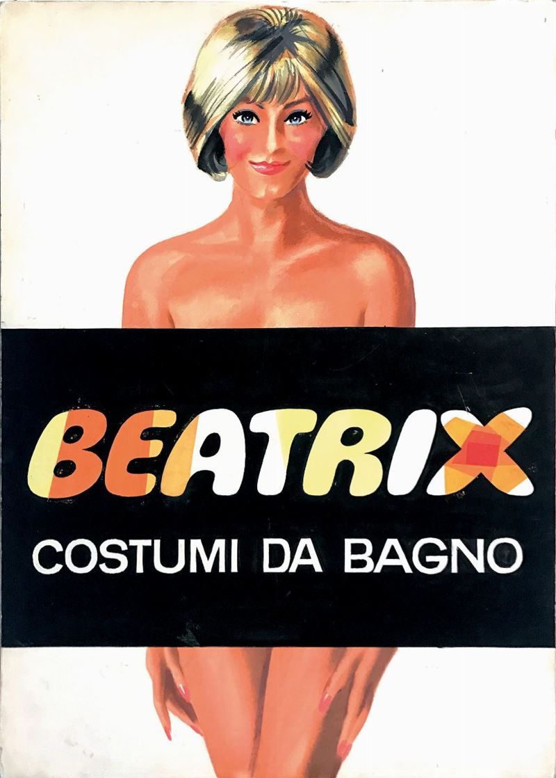 Studio Testa BEATRIX COSTUMI DA BAGNO  - Auction Vintage Posters - Cambi Casa d'Aste
