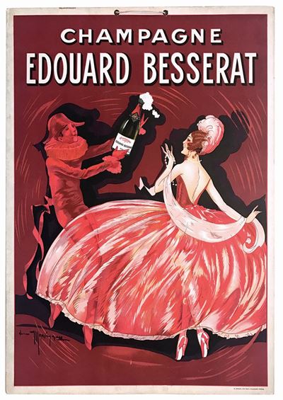 Gaston Marechaux (1872-1936)champagne Edouard Besserat