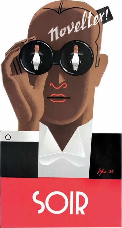 Severo Sepo Pozzati (1895-1983)noveltex Soir