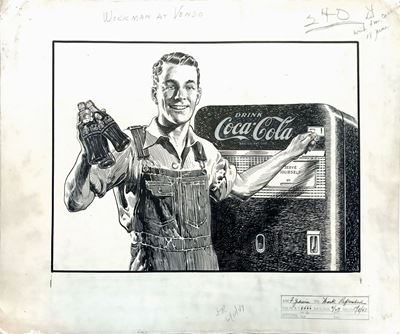 Frank Godwin (1889-1959)(coca-cola, Mark Refreshed)