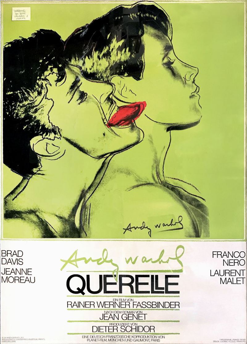 Andy Warhol (1928-1987) QUERELLE DE BREST  - Auction Vintage Posters - Cambi Casa d'Aste