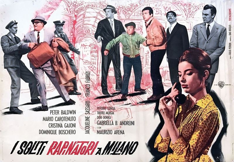 Parmigiani / Ferrini I SOLITI RAPINATORI A MILANO  - Auction Vintage Posters - Cambi Casa d'Aste
