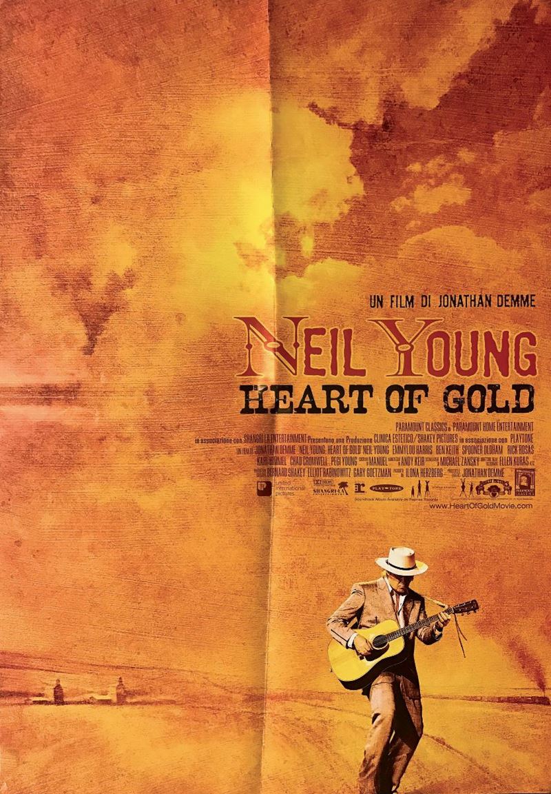Anonimo NEIL YOUNG HEART OF GOLD  - Auction Vintage Posters - Cambi Casa d'Aste