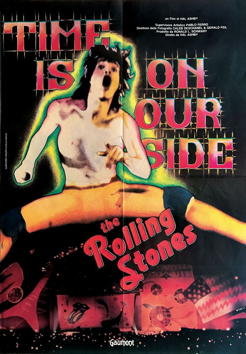 STUDIO PTAH (CAPONI E CECCHETTI) ROLLING STONES, TIME IS ON OUR SIDE  - Auction Vintage Posters - Cambi Casa d'Aste