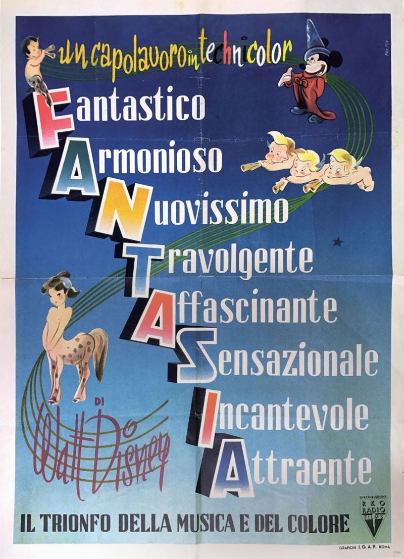 Anonimo FANTASIA  - Auction Vintage Posters - Cambi Casa d'Aste