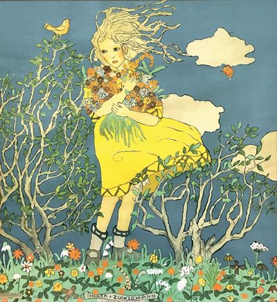 Franz Cizek (1865-1946)herta Zuckermann Aged 14 Years