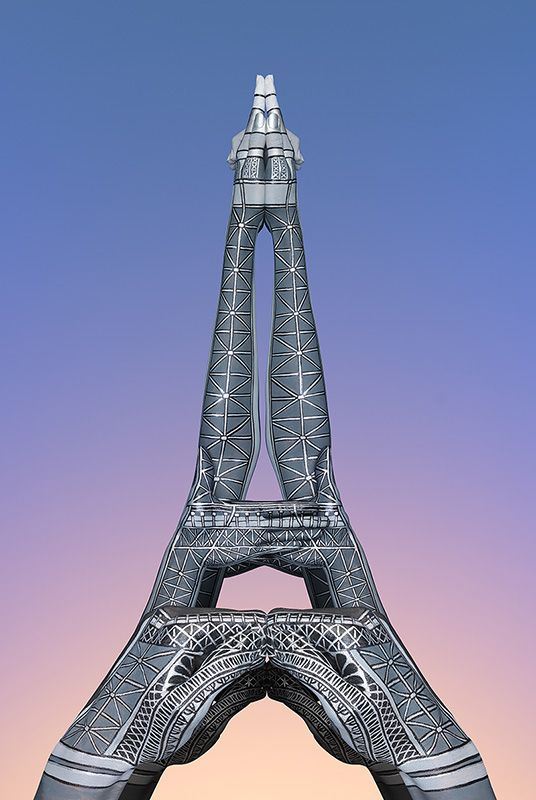 Guido Daniele Paris Eiffel Tower  - Asta uMANItà - Cambi Casa d'Aste