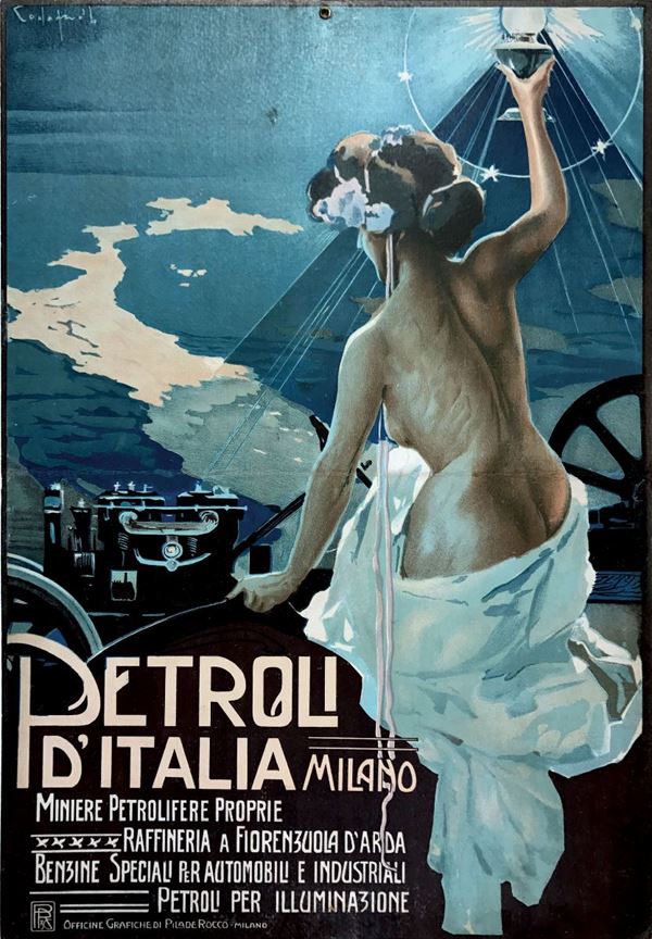 Plinio Codognato ( 1878- 1940) PETROLI D’ITALIA MILANO