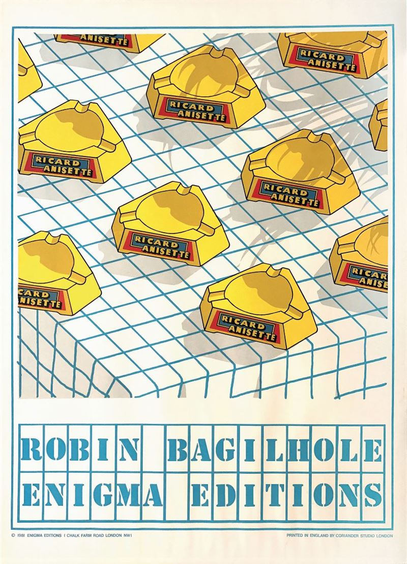 Robin Bagilhole (1944-2001) RICARD ANISETTE / ROBIN BAGILHOLE ENIGMA EDITIONS  - Asta Manifesti d'Epoca - Cambi Casa d'Aste