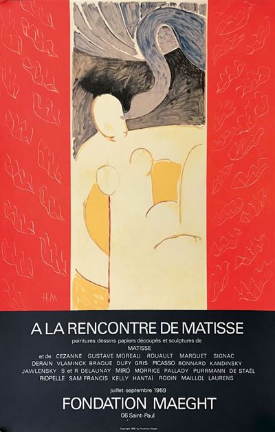 Henri Matisse (1869 - 1954)a la Rencontre De Matisse, Peintures, Dessins, Papiers Decoupes…
