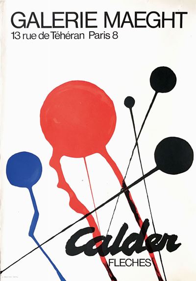 Alexander Calder (1898-1976)galerie Maeght, Calder. Fleches / Maison De la Culture… Tapisseries. ...
