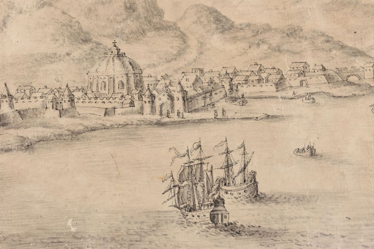 Anonimo del XVIII Secolola Baia di Favignana-trapani
