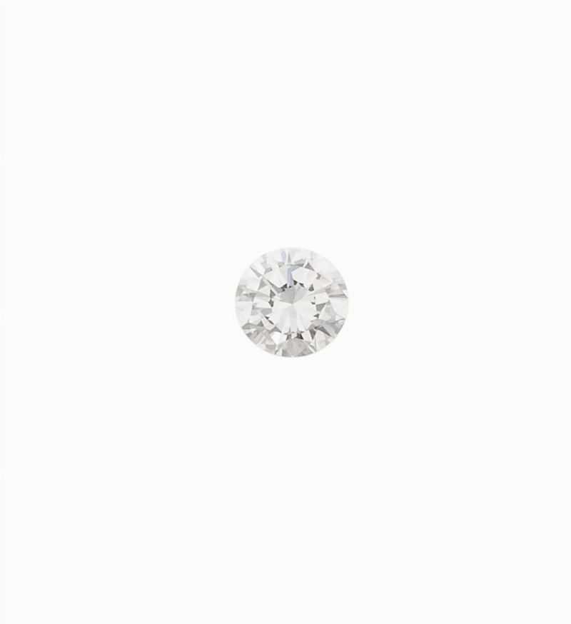Brilliant-cut diamond weighing 4.70 carats. Gemmological Report R.A.G. Torino  - Auction Fine Jewels  - Cambi Casa d'Aste