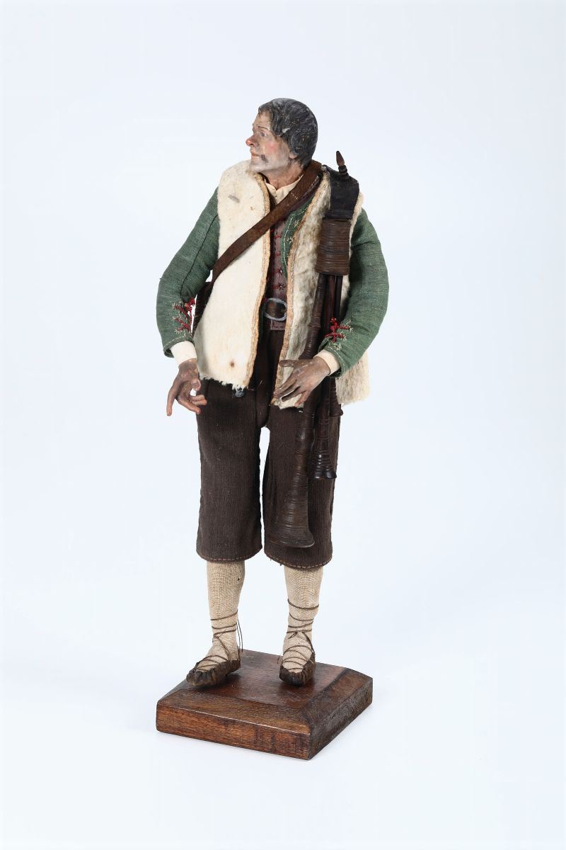 A shepherd, Naples, 1700s  - Auction Sculpture and Works of Art - Time Auction - Cambi Casa d'Aste