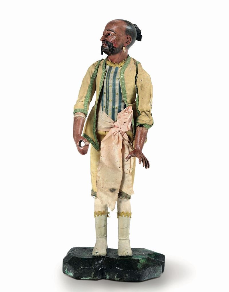 A Circassian figurine, Genoa, 1700s  - Auction Sculptures and works of art - Cambi Casa d'Aste