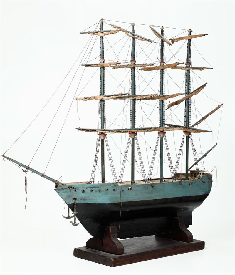 Modellino di veliero, metà XX secolo  - Auction Marittime Arts - Cambi Casa d'Aste