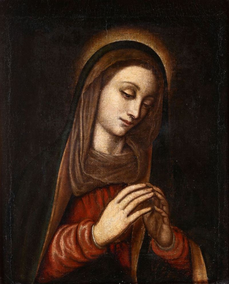 Pittore del XIX secolo Madonna  - Auction Paintings and Furnitures - Cambi Casa d'Aste