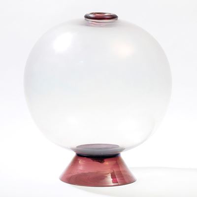 Carlo Scarpa, Vaso MVM Cappellin in vetro soffiato iridato (Murano, circa 1930)