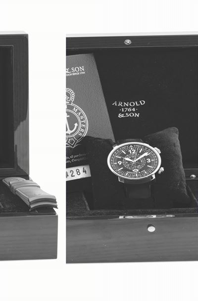 Arnold & Son - Scout in Acciaio con Data al 6. Completo di Scatola Originale, Garanzia e Cinturin...