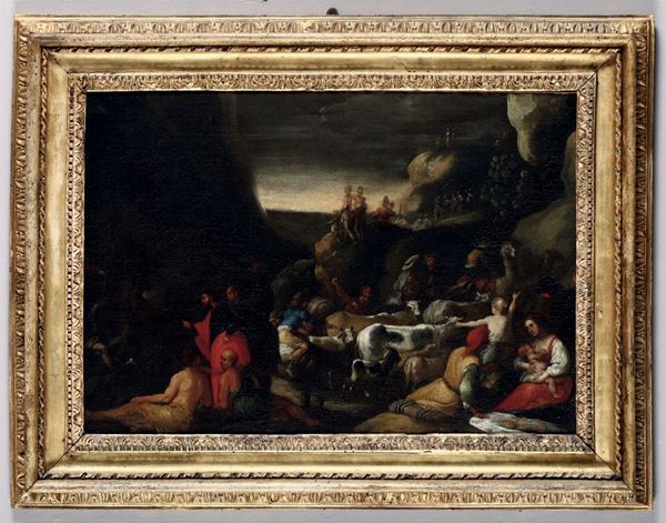 Cornelio De Wael (Anversa 1592 - Roma 1667), cerchia di Scena biblica