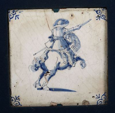 Tre Piastrelle Olanda Sttentrionale, 1650-1700